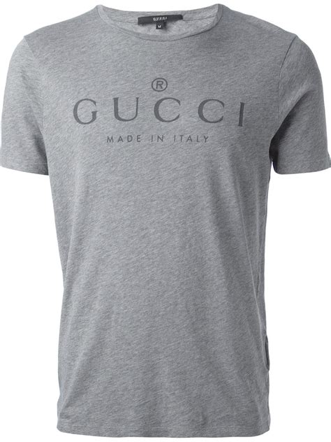 gucci men's long sleeve shirt dress shirt skinny grey|farfetch gucci t shirts.